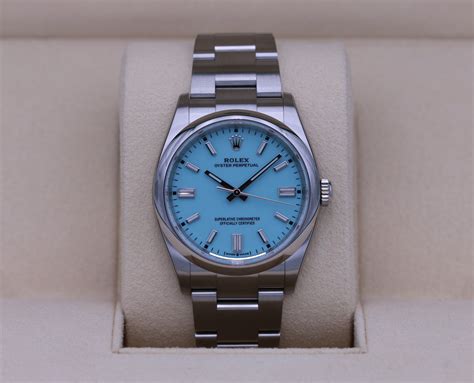 rolex tiffany blue prix|Rolex tiffany blue 36mm price.